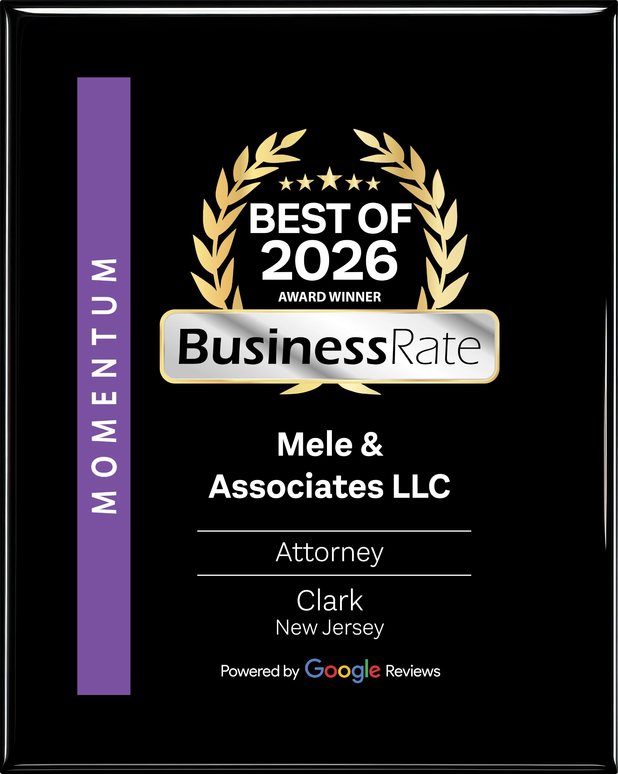 Best of 2026 award winner from BusinessRate